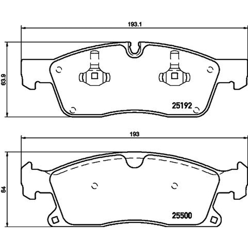 Mintex Front Brake Pad Set MDB3273