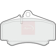 Apec Front Brake Pad Set PAD1402