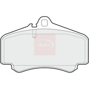 Apec Front Brake Pad Set PAD1402