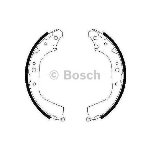 Genuine Bosch Brake Shoe Bs664 Fits Toyota Hilux D4D - 2.5 - 07-15 0986487414 Bosch  - Town Parts