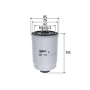 Valeo Fuel Filter Element 587182