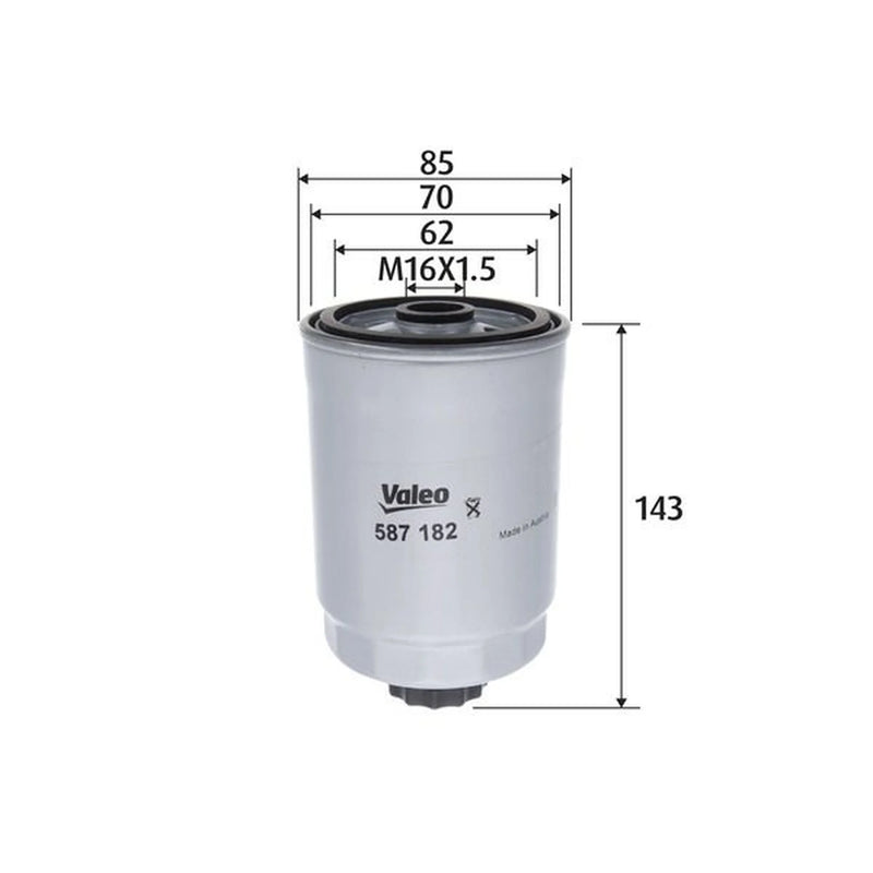 Valeo Fuel Filter Element 587182