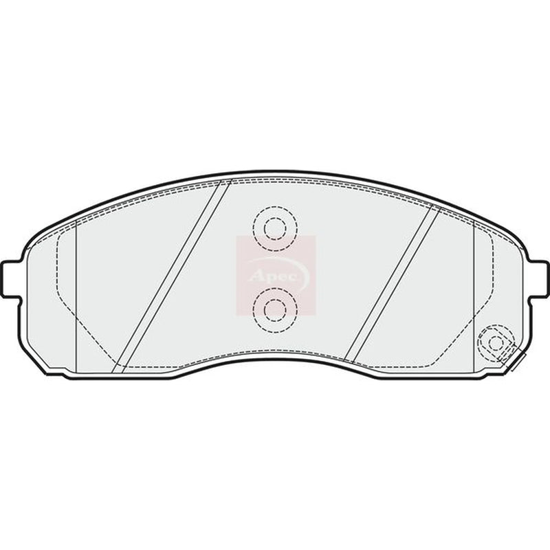 Apec Front Brake Pad Set PAD1530