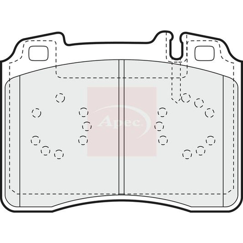 Apec Front Brake Pad Set PAD756