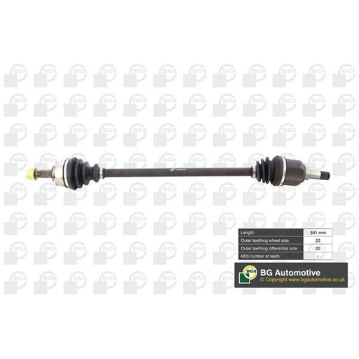 BGA CV Drive Shaft Driveshaft Front Right DS2201R
