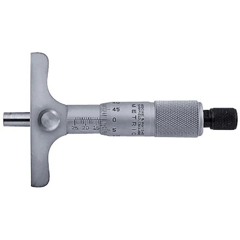 Moore & Wright 890M Fixed Type Depth Micrometer 0-25mm/0.01mm - 890M