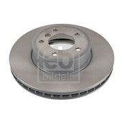Febi 2 x Internally Vented Front Brake Discs 24343