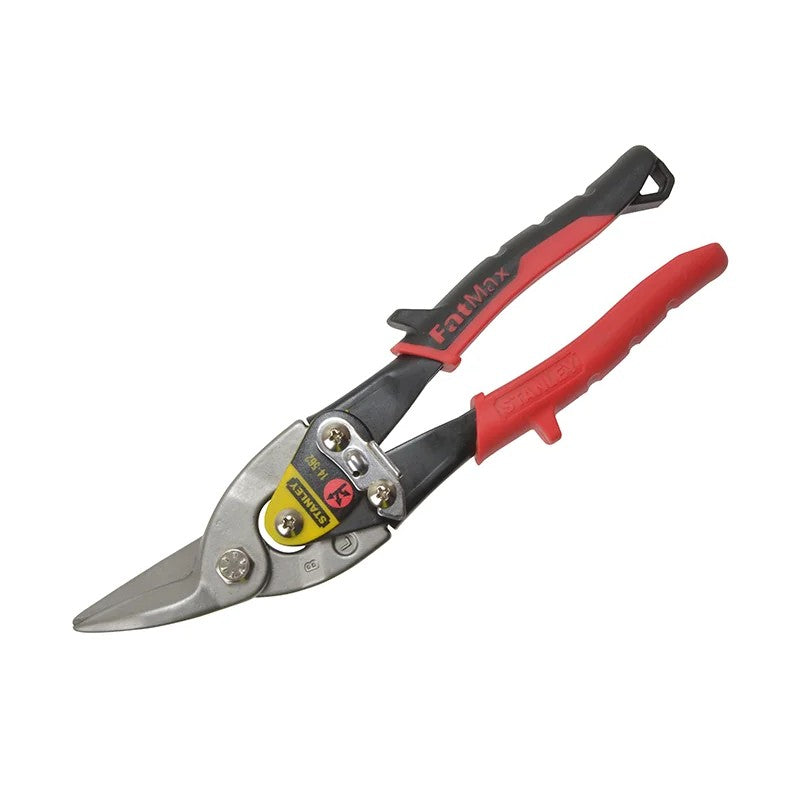 STANLEY® Hand Tools Red Aviation Snips Left Cut 250mm (10in) - 2-14-562