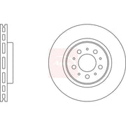Apec 2 x Vented Front Brake Discs DSK2050