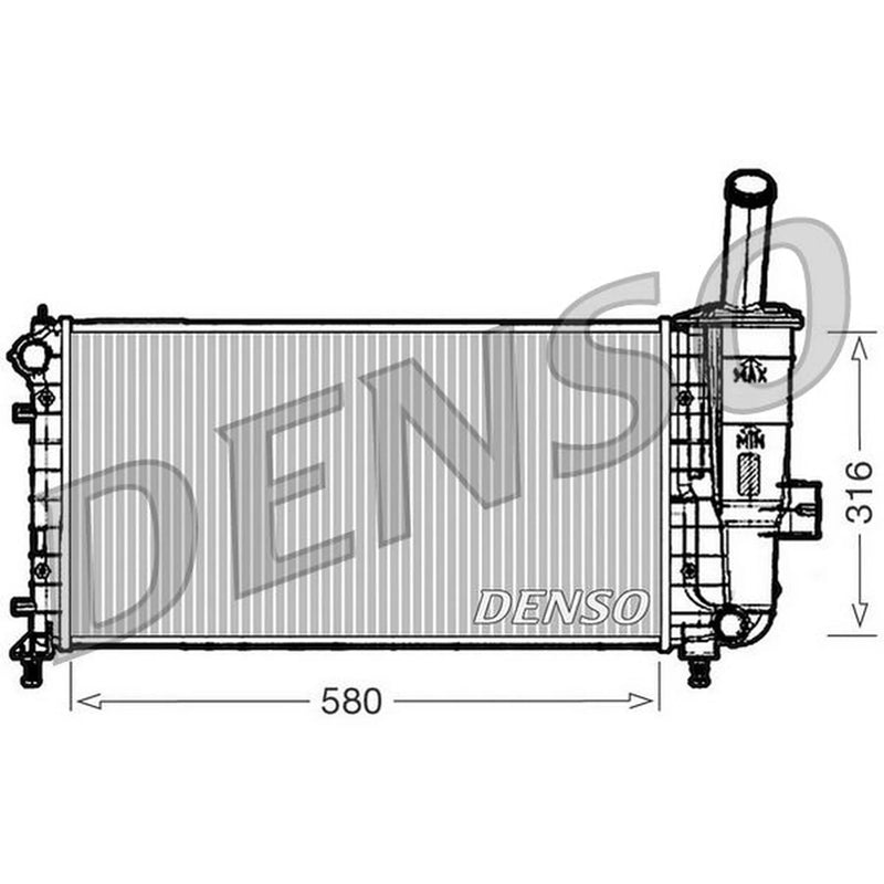 Denso Engine Radiator DRM09102