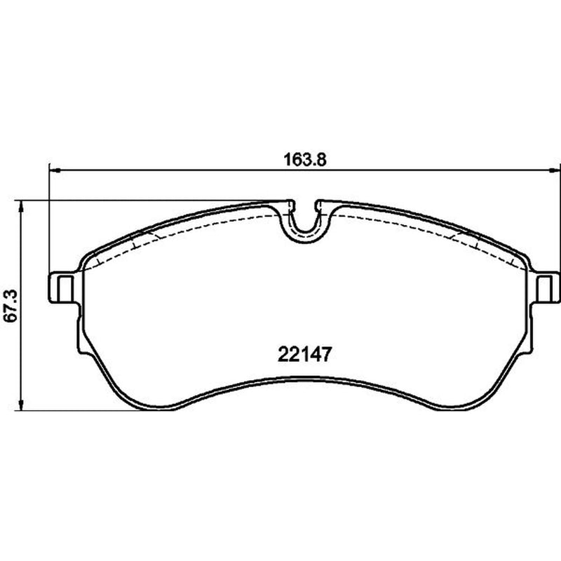 DON Front Brake Pad Set PCP1606