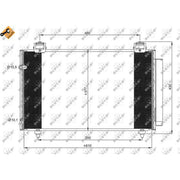 NRF Air Conditioning Condenser 35861