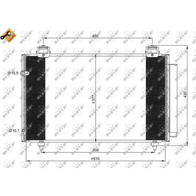 NRF Air Conditioning Condenser 35861