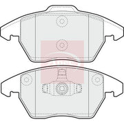 Apec Front Brake Pad Set PAD1398