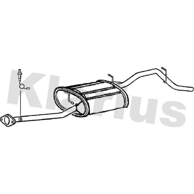 Klarius Box With Tail Pipe Rear SZ114H