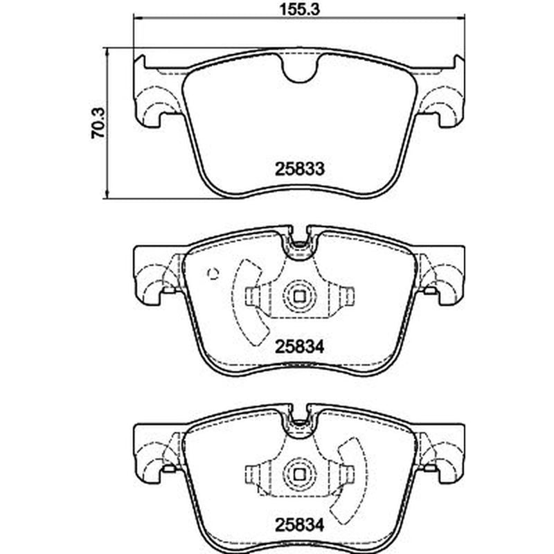 DON Front Brake Pad Set PCP1997