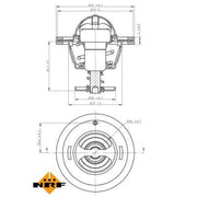NRF Thermostat,Coolant 725126