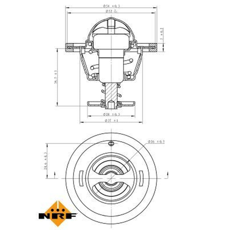 NRF Thermostat,Coolant 725126