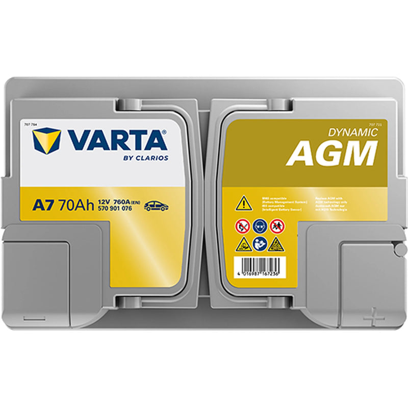 Varta Battery 12V 70Ah 760A 570901076K262