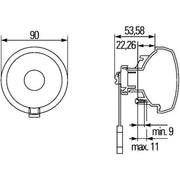Hella Direction Indicator Light Right 2BA 965 039-101