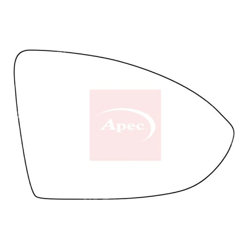Apec Exterior Wing Mirror Glass Right AMS2052