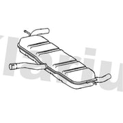 Klarius Box With Tail Pipe Rear MZ653J