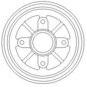 Abtex Brake Drum Assembly Rear BDM948