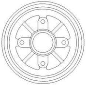 Abtex Brake Drum Assembly Rear BDM948