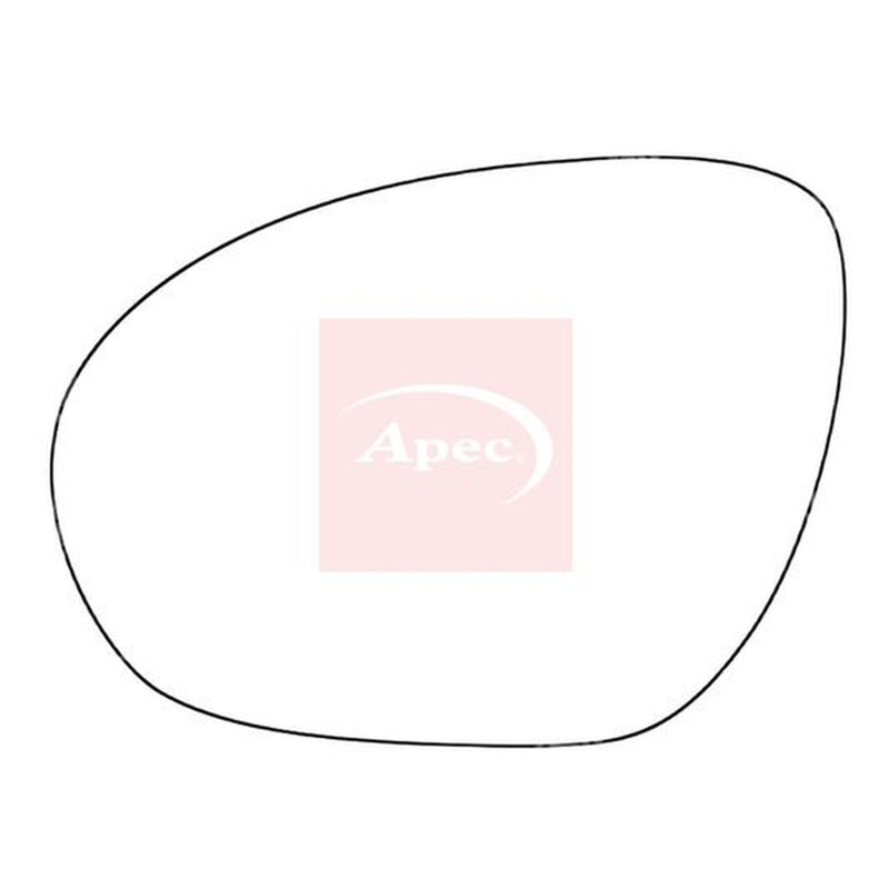 Apec Exterior Wing Mirror Glass Left AMS2151