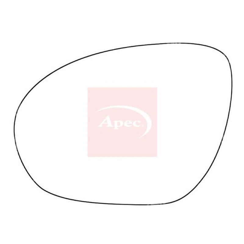 Apec Exterior Wing Mirror Glass Left AMS2151