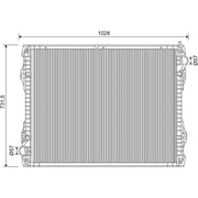 Valeo Engine Radiator 733546