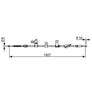 Bosch Handbrake Cable Rear 1 987 482 649
