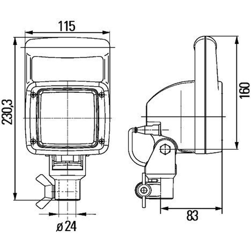 Hella Worklight High 1GA 007 506-681