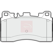 Apec Rear Brake Pad Set PAD1837
