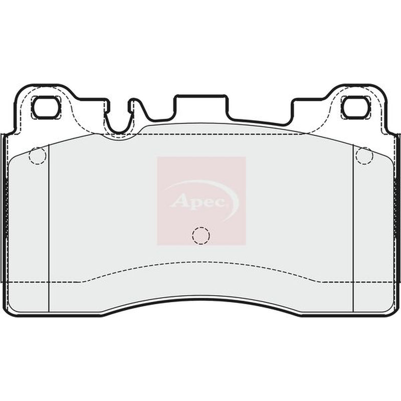Apec Rear Brake Pad Set PAD1837