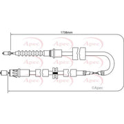 Apec Handbrake Cable Left Rear CAB1163