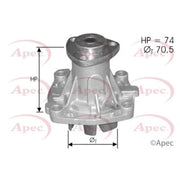 Apec Engine Cooling Water Pump AWP1082