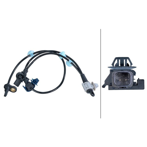 Hella ABS Wheel Speed Sensor Rear Right 6PU 358 417-521 OE 57470TX4A01
