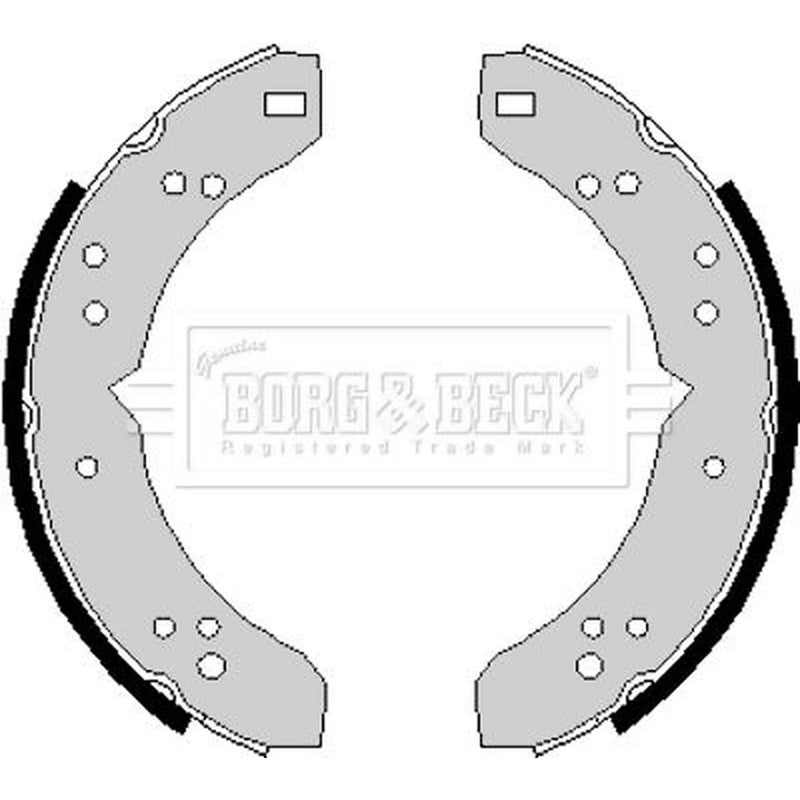 Borg & Beck Brake Shoe Set Axle Kit BBS6150