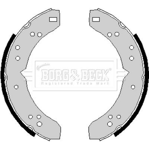 Borg & Beck Brake Shoe Set Axle Kit BBS6150