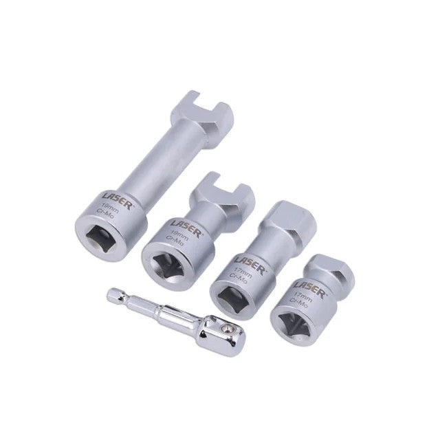 Laser Tools Deep Sockets for Strut Channel 1/2"D - 5pc - PL
