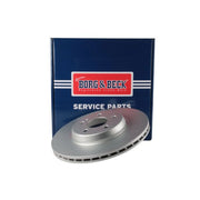 Borg & Beck 2 x Vented Rear Brake Discs BBD7034S