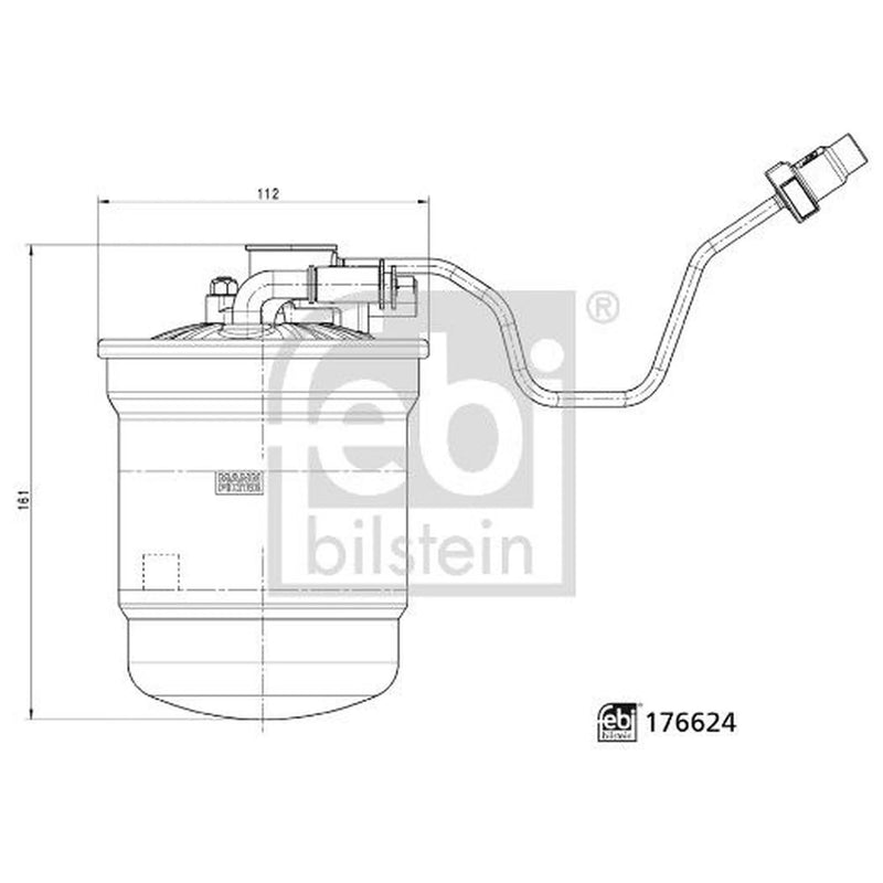 Febi Fuel Filter Element 176624