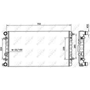NRF Engine Radiator 58143