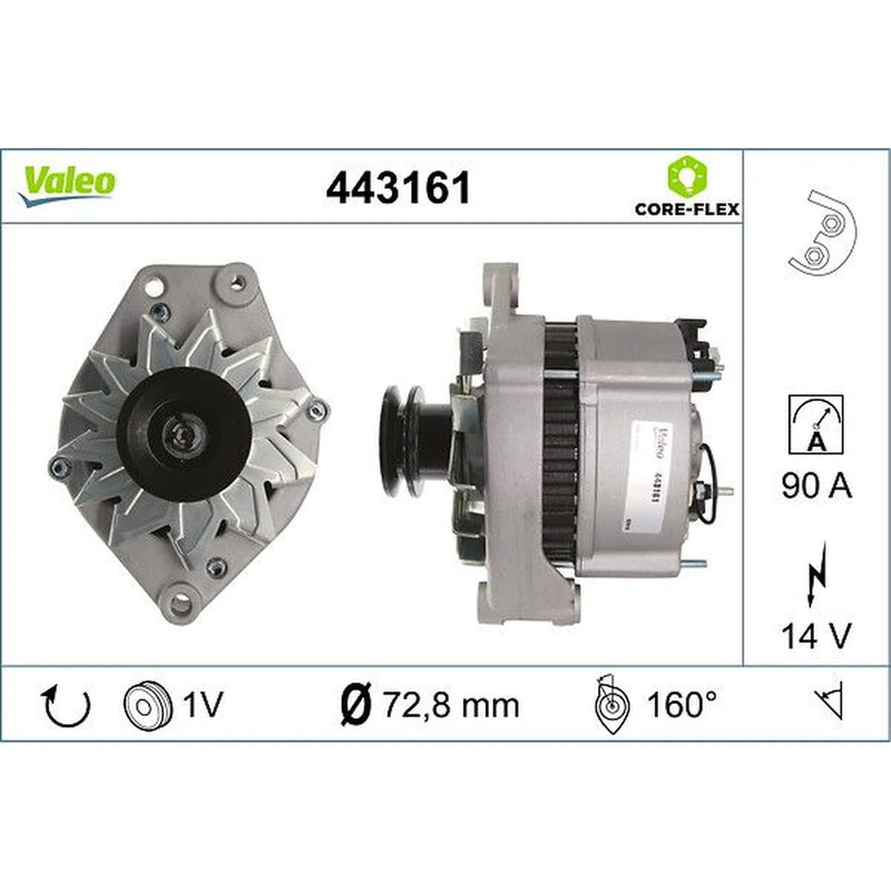 Valeo Car Alternator 12V 443161