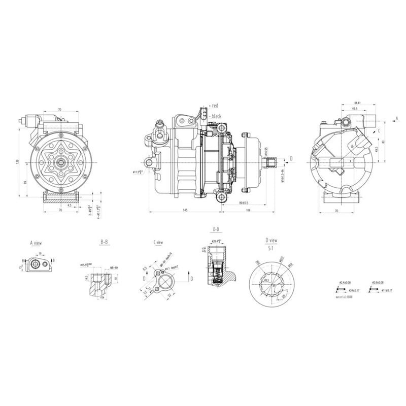 Hella Air Conditioning Compressor 8FK 366 201-101