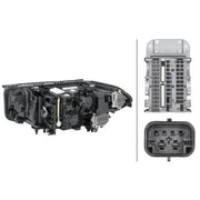 Hella Headlight Headlamp LED Right 1LX 015 449-541