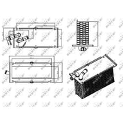 NRF Intercooler (Charge Air Cooler) 30292