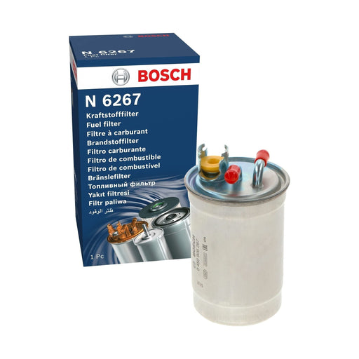 Genuine Bosch Car Fuel Filter N6267 Fits Vw Transporter Td - 1.9 - 92-03 0450906 Bosch  - Town Parts