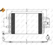 NRF Air Conditioning Condenser 35227